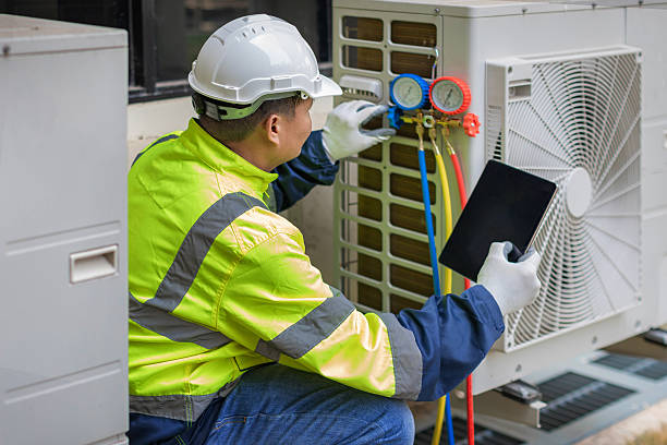 Professional Ac Installation technician working in Waverley, MA
